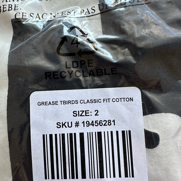 NWT Torrid Grease T-Birds Classic Fit Cotton Ringer Tee - Picture 7 of 11